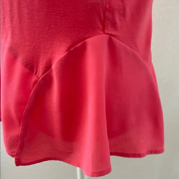 Women's Peachy Pink Peplum Top - Picture 4 of 7